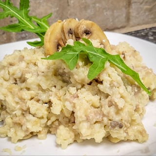 Risotto Mushroom, and Truffle