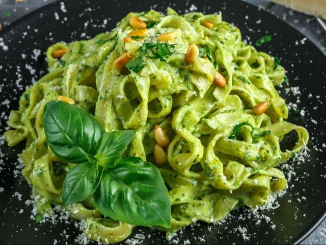 Basil Pesto Sauce.