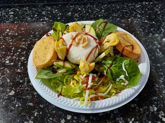 Side Insalata Ricca with Bread.