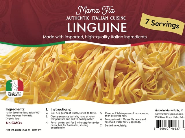 Linguine 16oz. Frozen.